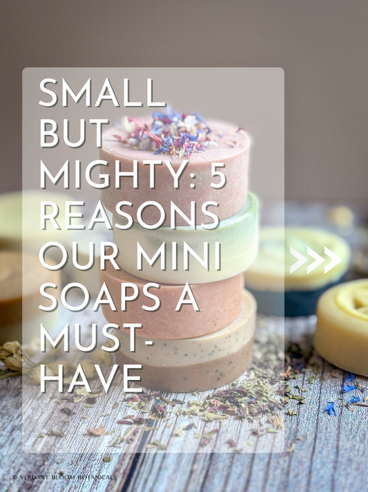 stack of mini soaps