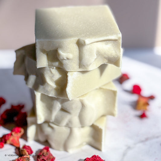 Fragrance-free Bare Unscented Soap bar with shea butter, ideal for sensitive skin