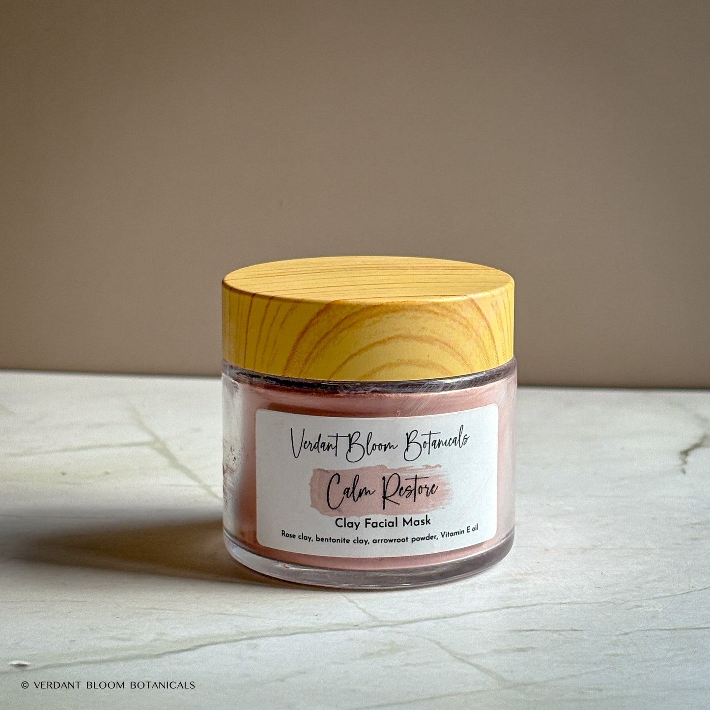 Soothing Rose Clay Face Mask for Sensitive Skin
