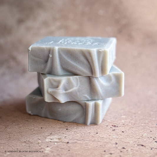 stack of Common Ground soap bars