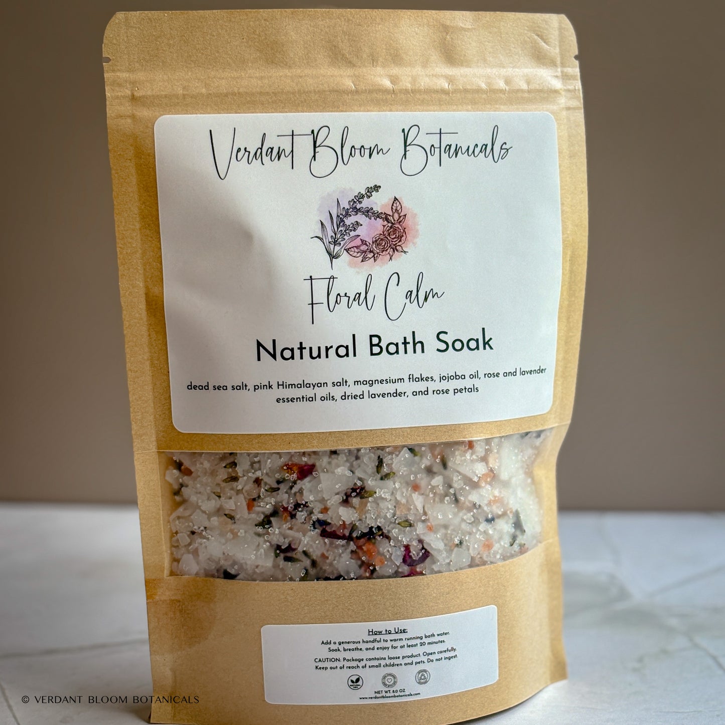 Lavender Rose Bath Soak for Relaxation