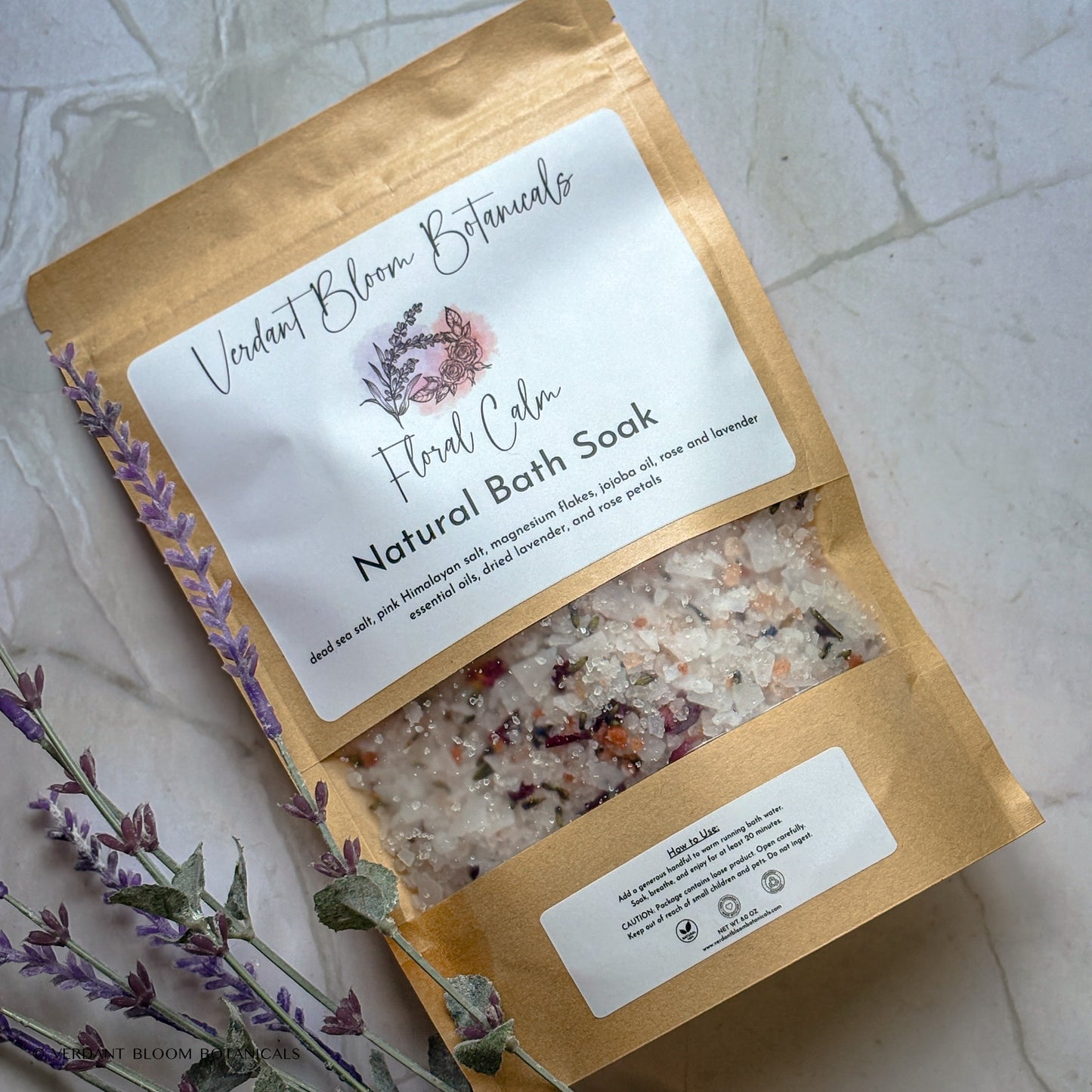 Lavender Rose Bath Soak for Relaxation