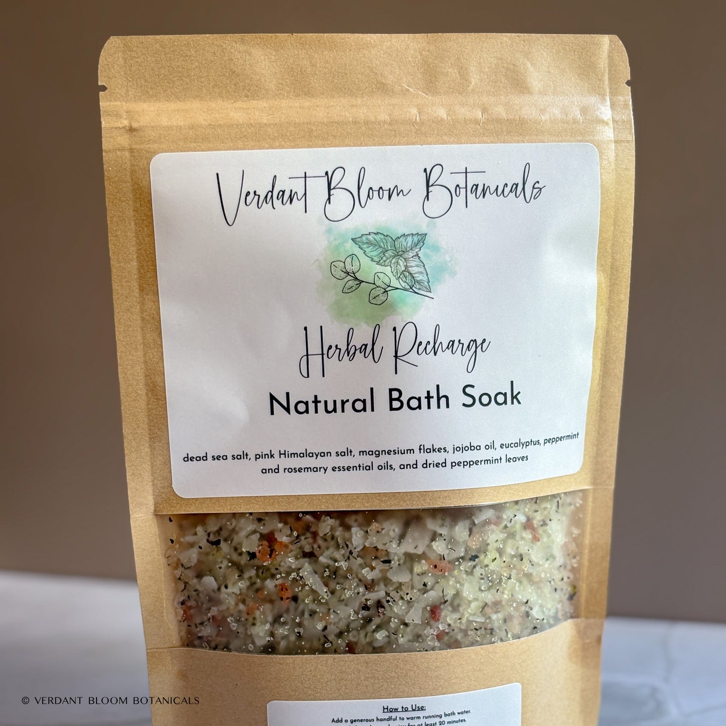 Energizing Mint and Eucalyptus Bath Soak