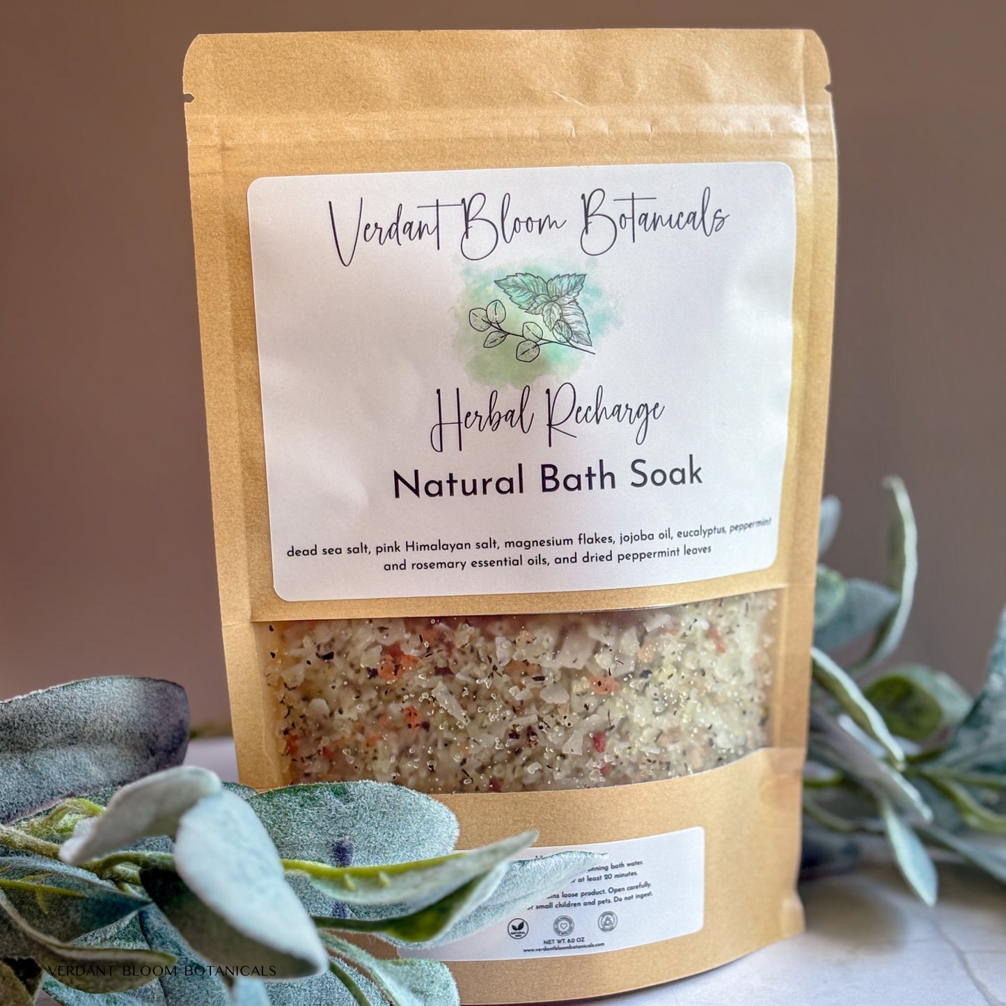 Energizing Mint and Eucalyptus Bath Soak