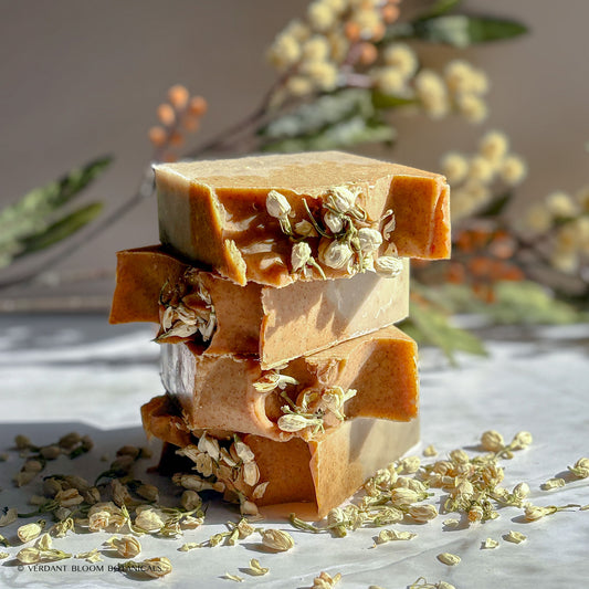 Honeyed Clove hydrating soap bar with raw honey and clove oil, natural humectant and antibacterial properties