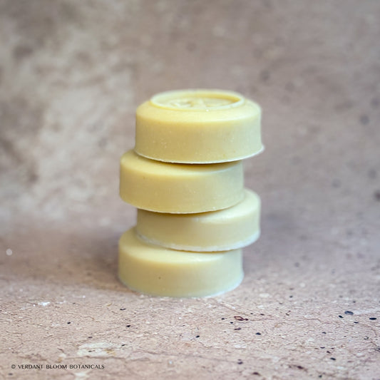 stack of Milk & Honey mini soaps