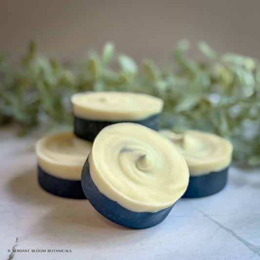 Portable charcoal soap for acne and oily skin