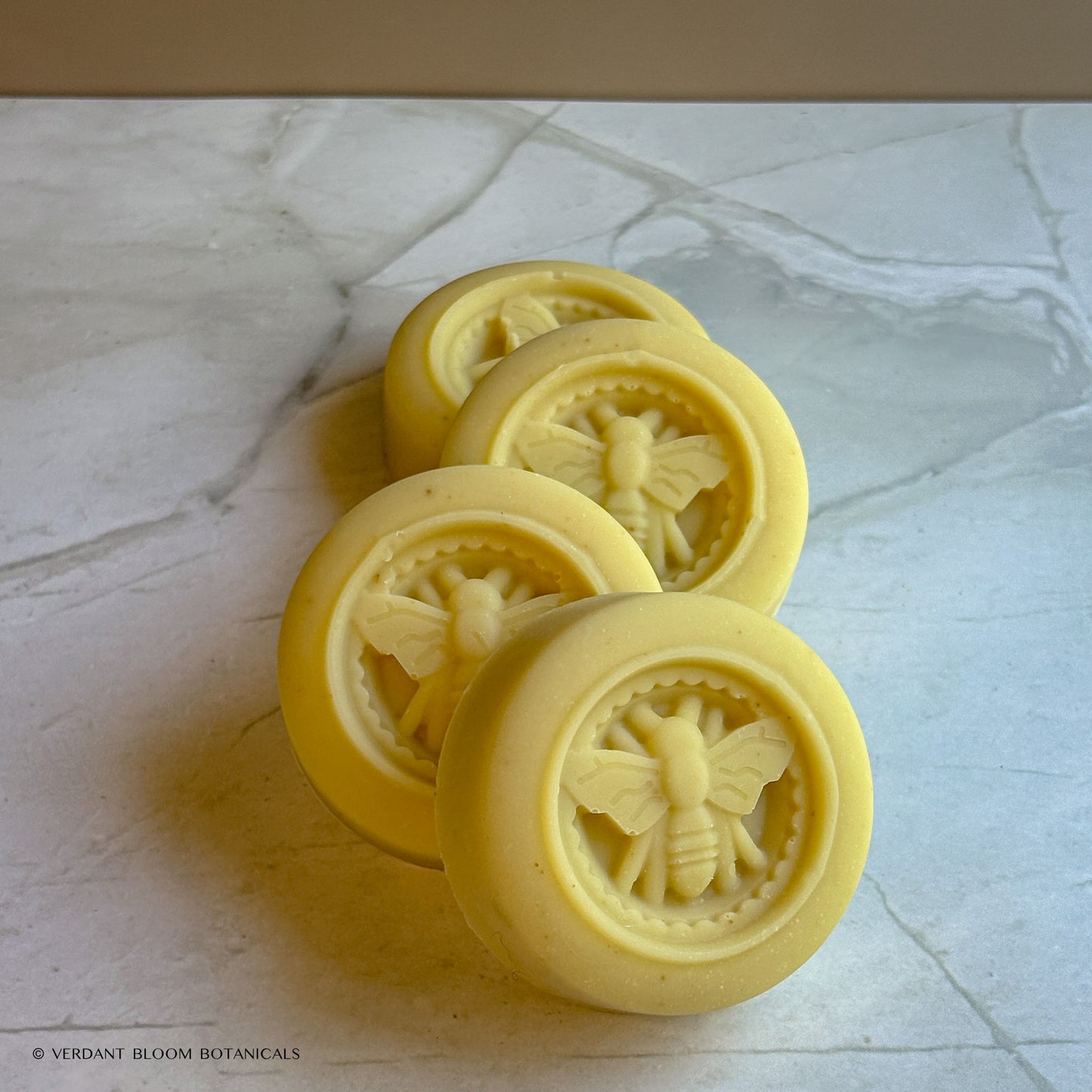 Handmade mini soap with goat’s milk and honey