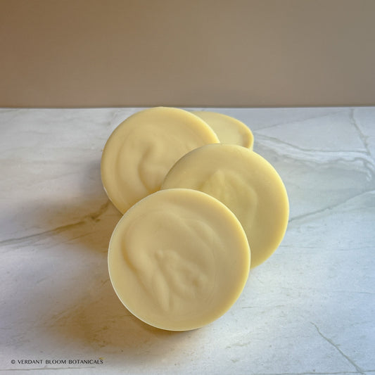 Fragrance-free mini soap for sensitive or reactive skin