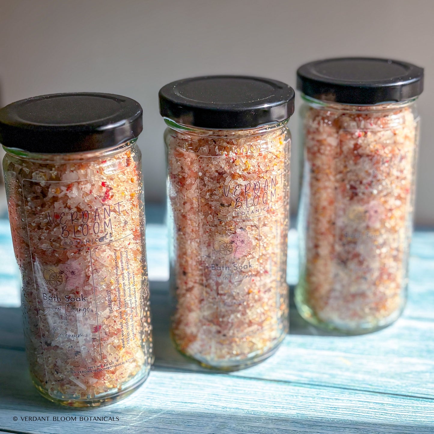 Sweet Orange & Geranium Natural Bath Soak