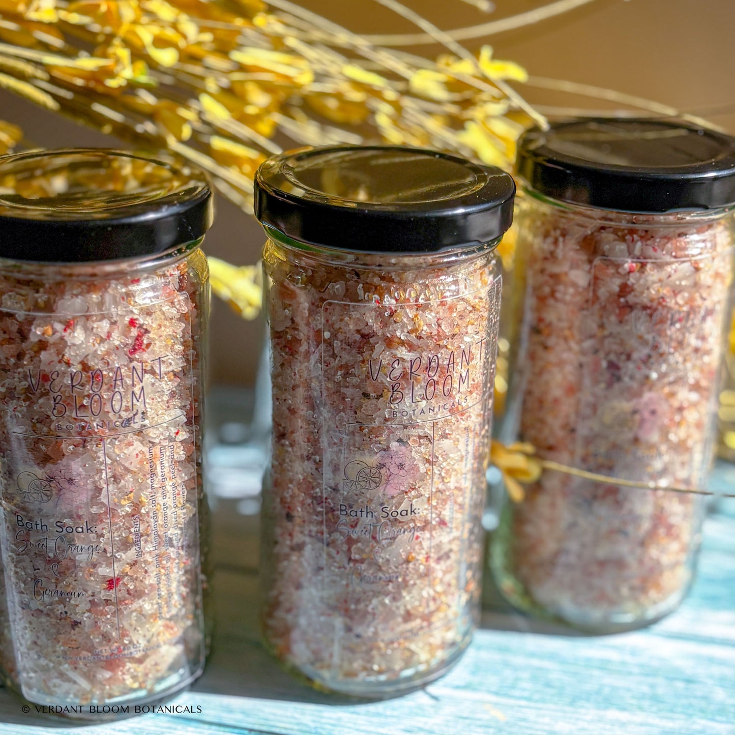 Sweet Orange & Geranium Natural Bath Soak
