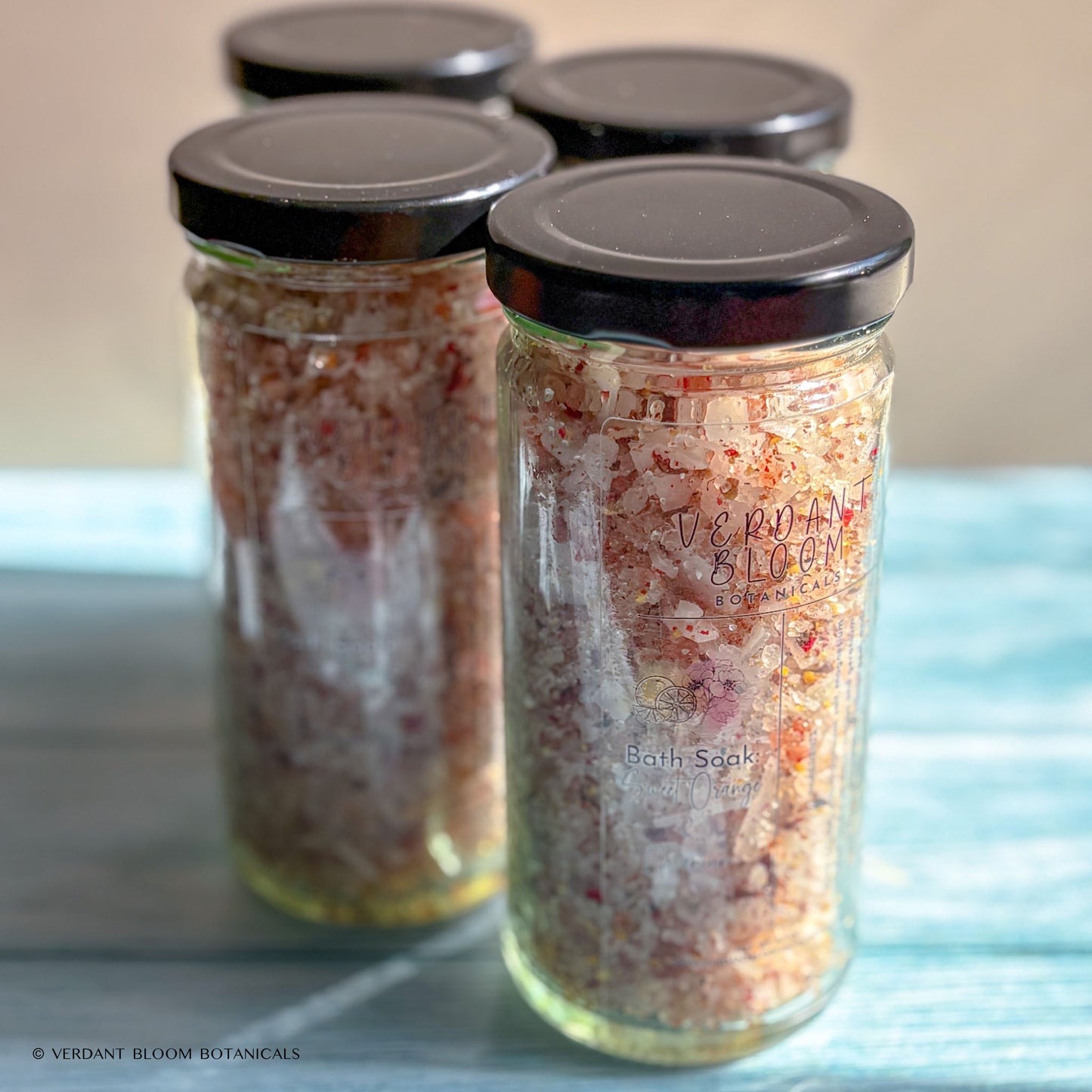 Sweet Orange & Geranium Natural Bath Soak