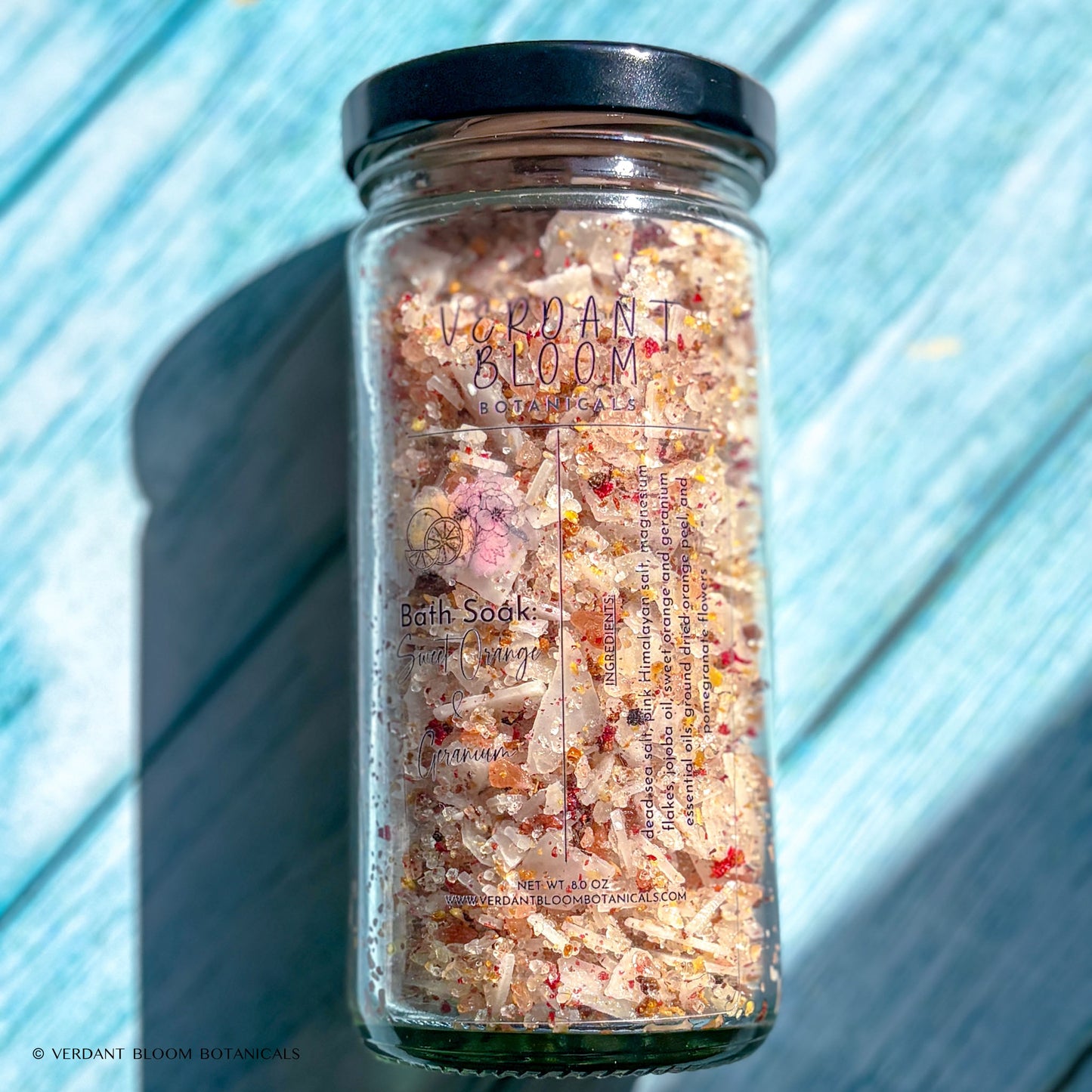 Sweet Orange & Geranium Natural Bath Soak