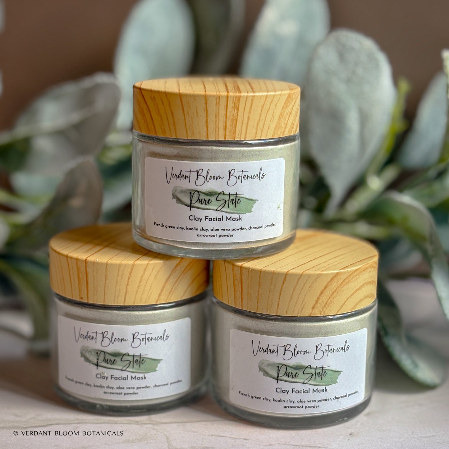 Clarifying Clay Face Mask with Charcoal and Aloe