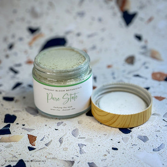 opened jar of Pure State face mask
