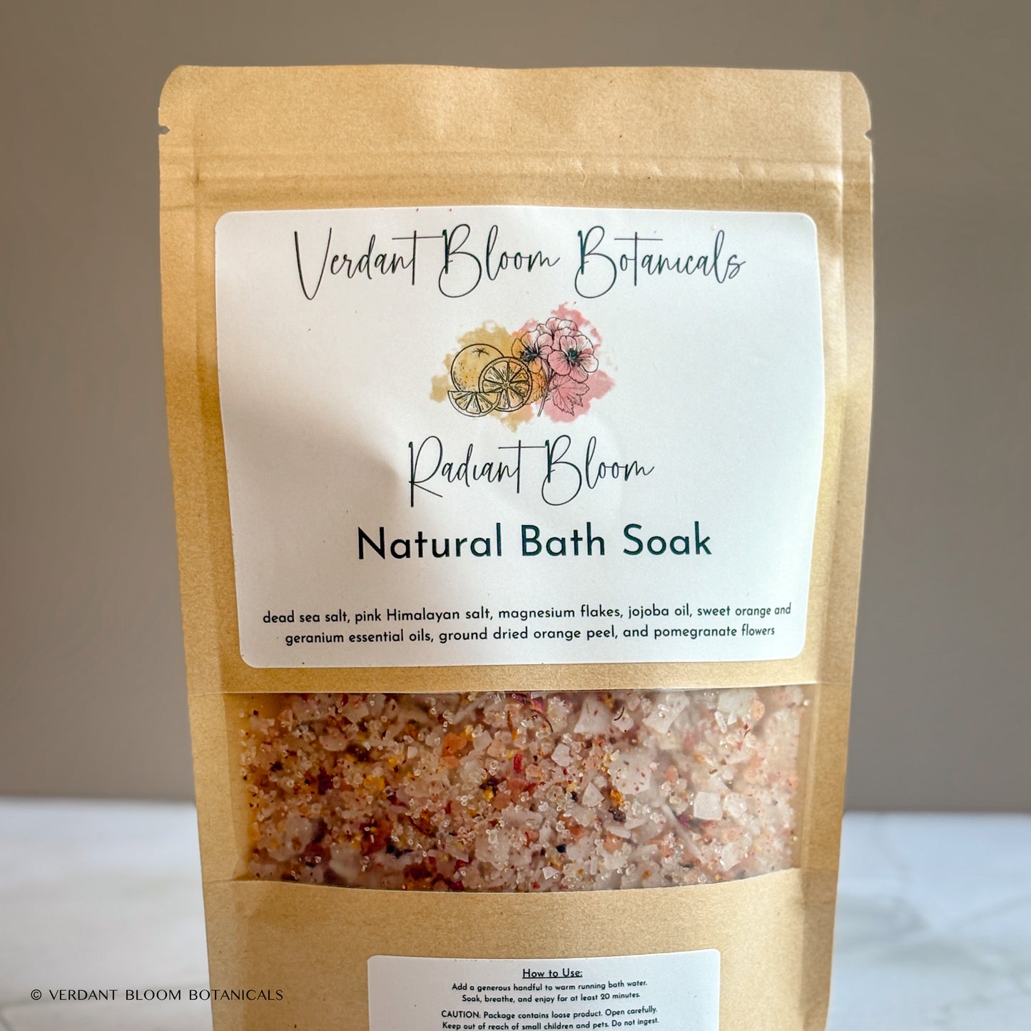 Uplifting Citrus Floral Bath Soak