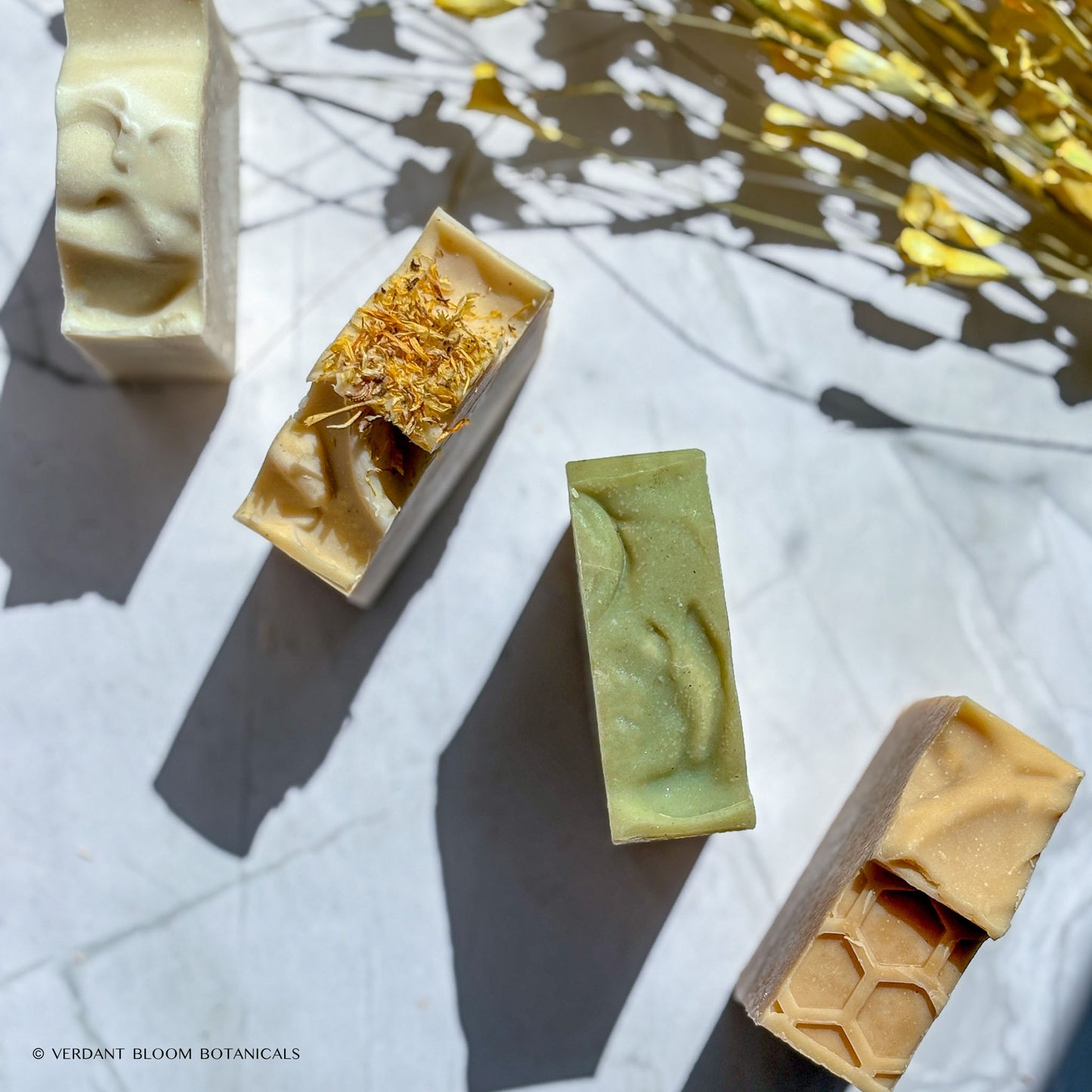 Soap Soother Bundle of gentle natural soap bars, hydrating and soothing for irritation and inflammation