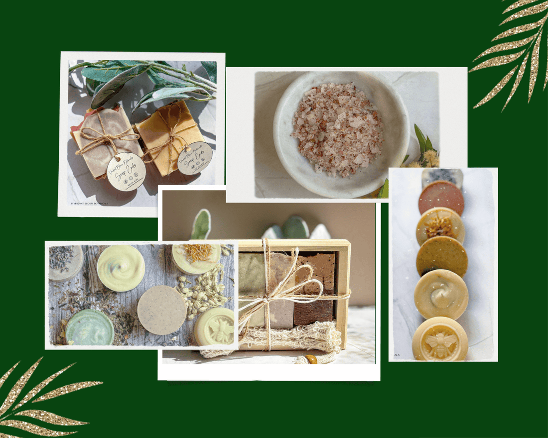 collection of holiday gifts