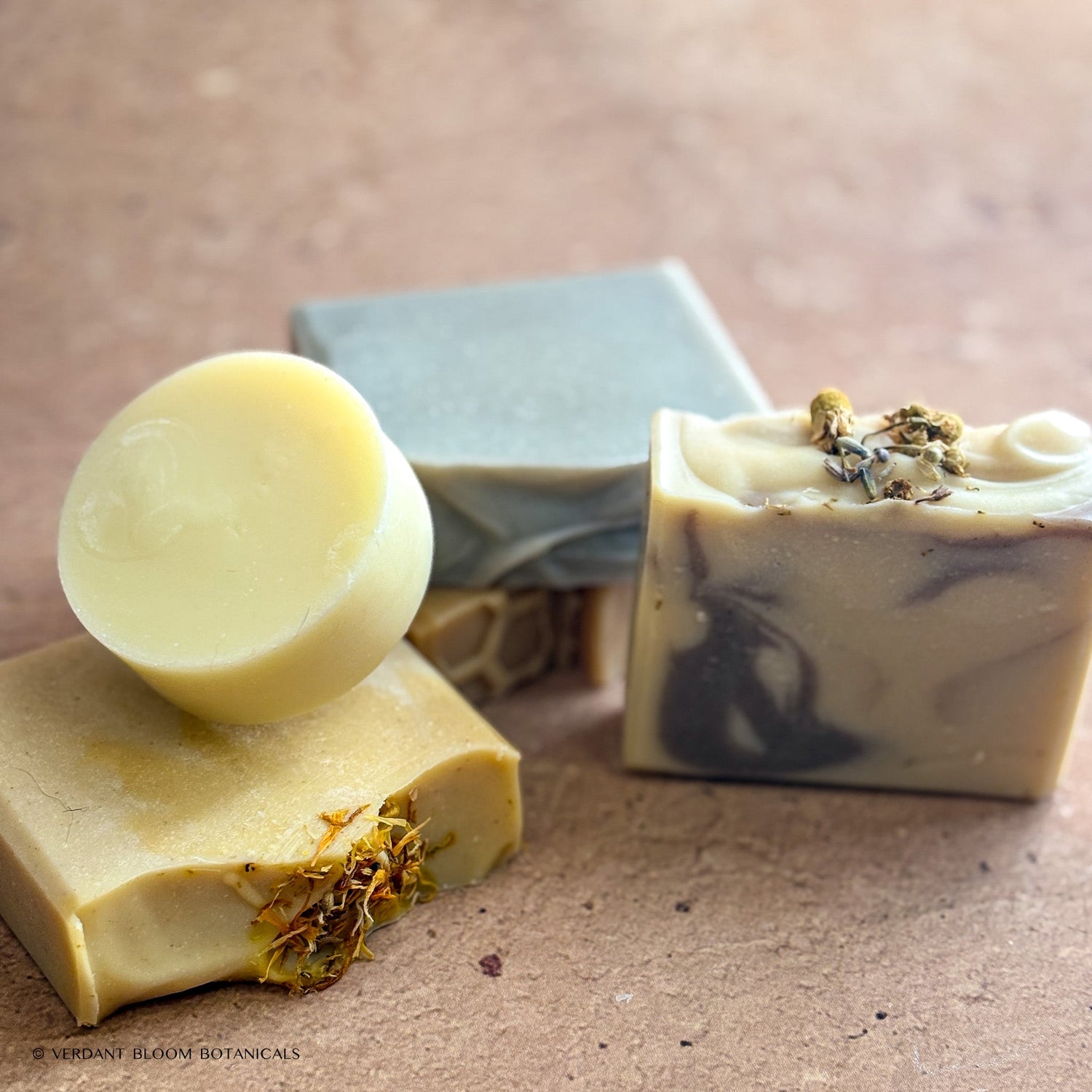 Some of the collection of soap bars available in our shop