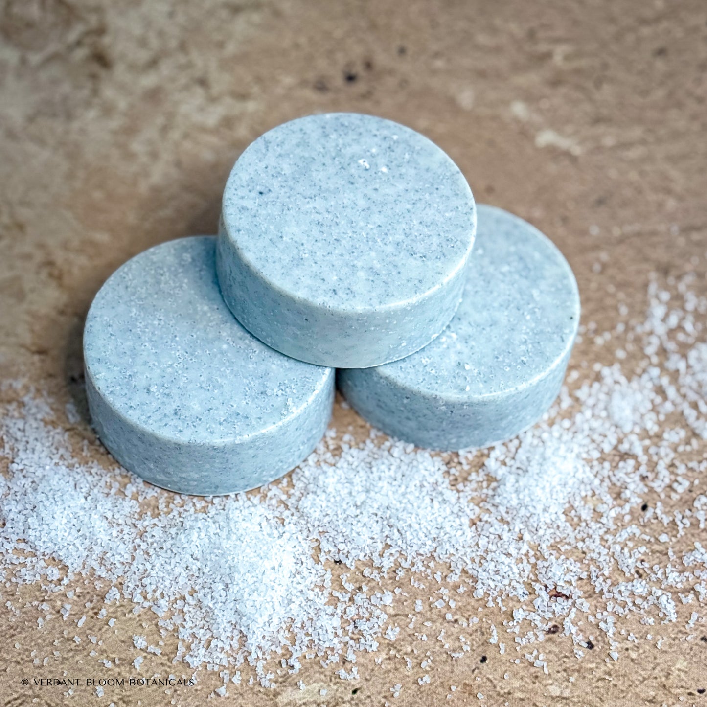 stack of Clean Slate mini salt bars with salt