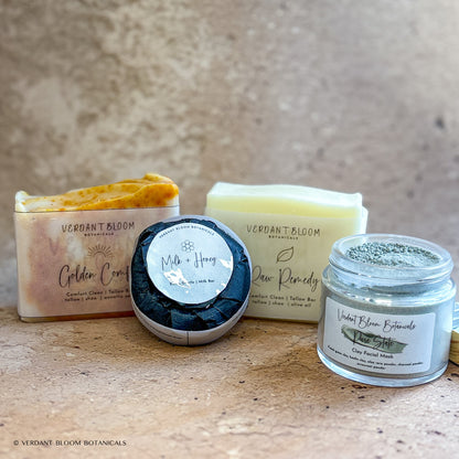 The Comfort Clean Set bundle with labels