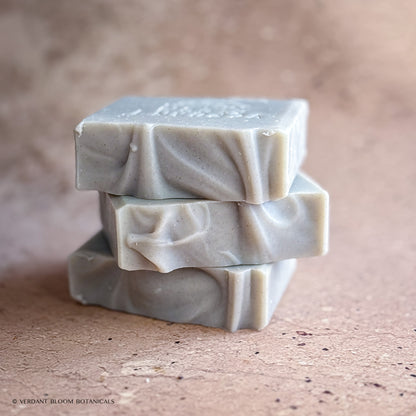 stack of Common Ground soap bars 