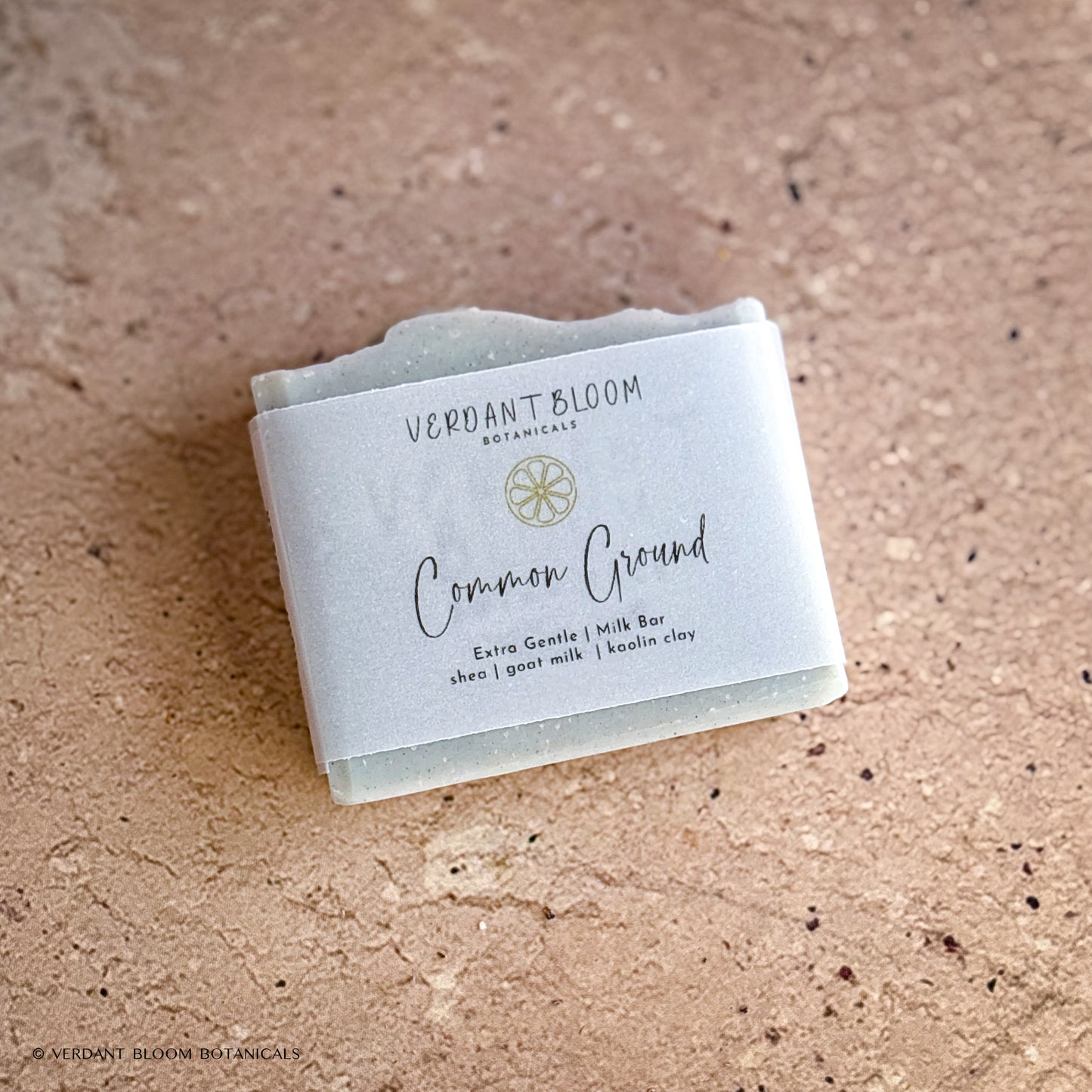 Common Ground soap bar with label