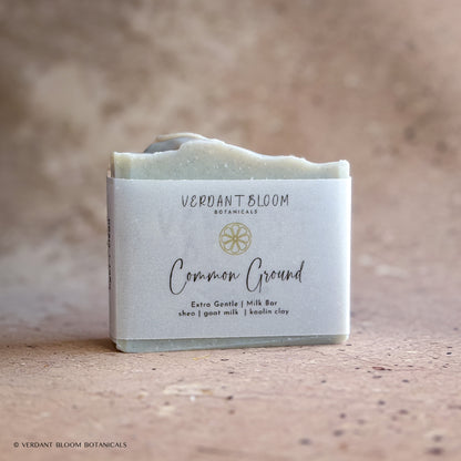 Common Ground soap bar with label