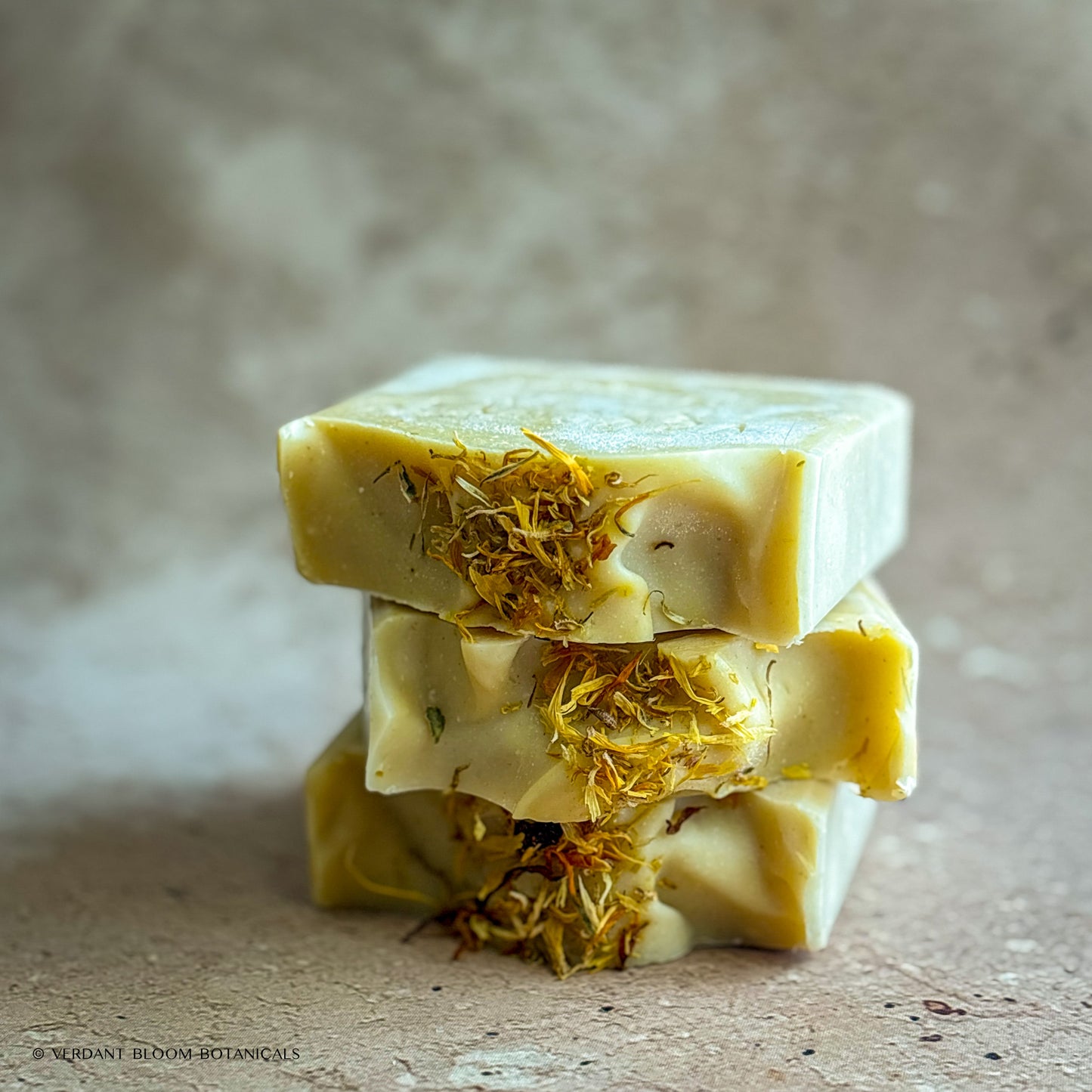 stack of three First Light soap bars