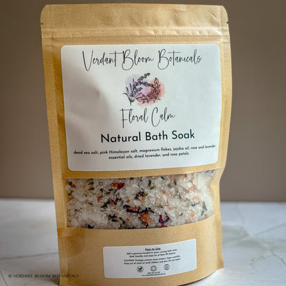 Lavender Rose Bath Soak for Relaxation