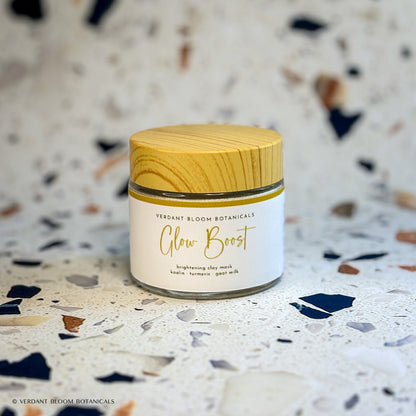 jar of Glow Boost face mask