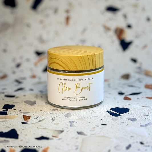 jar of Glow Boost face mask
