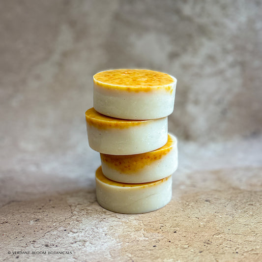 stack of Golden Comfort mini soaps