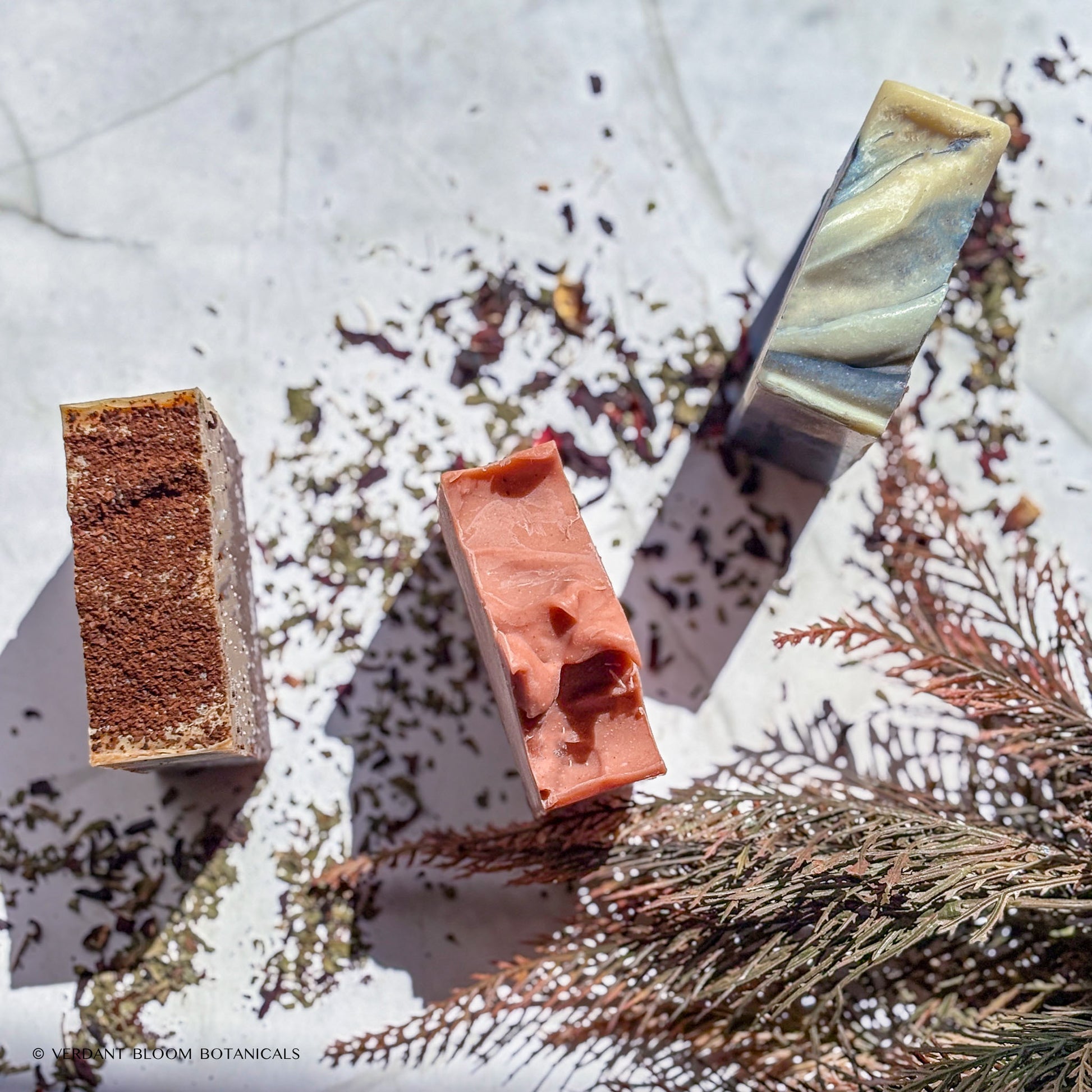 Detox soap bundle with activated charcoal, turmeric, and coffee grounds for exfoliating and detoxifying acne-prone skin