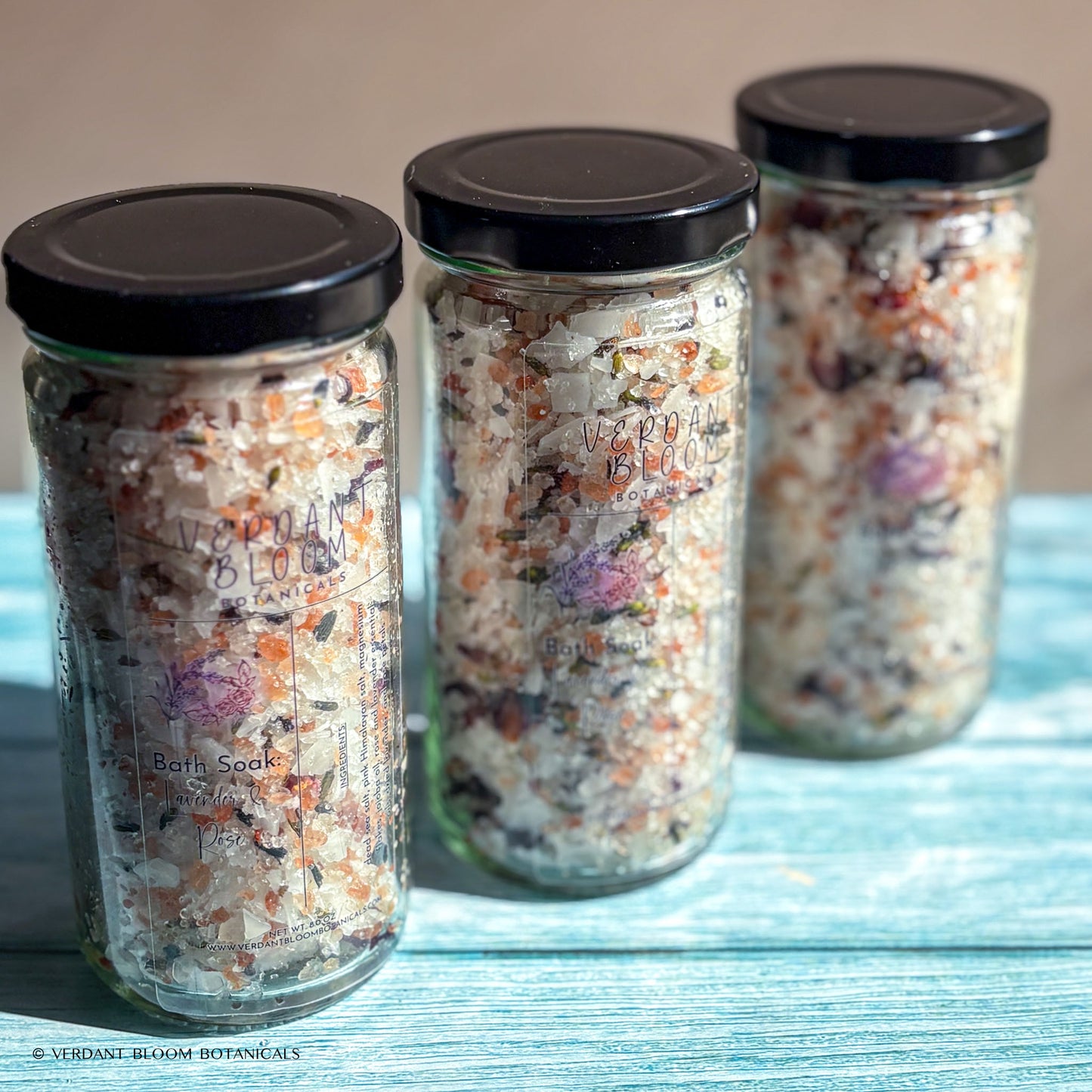 Lavender & Rose Natural Bath Soak