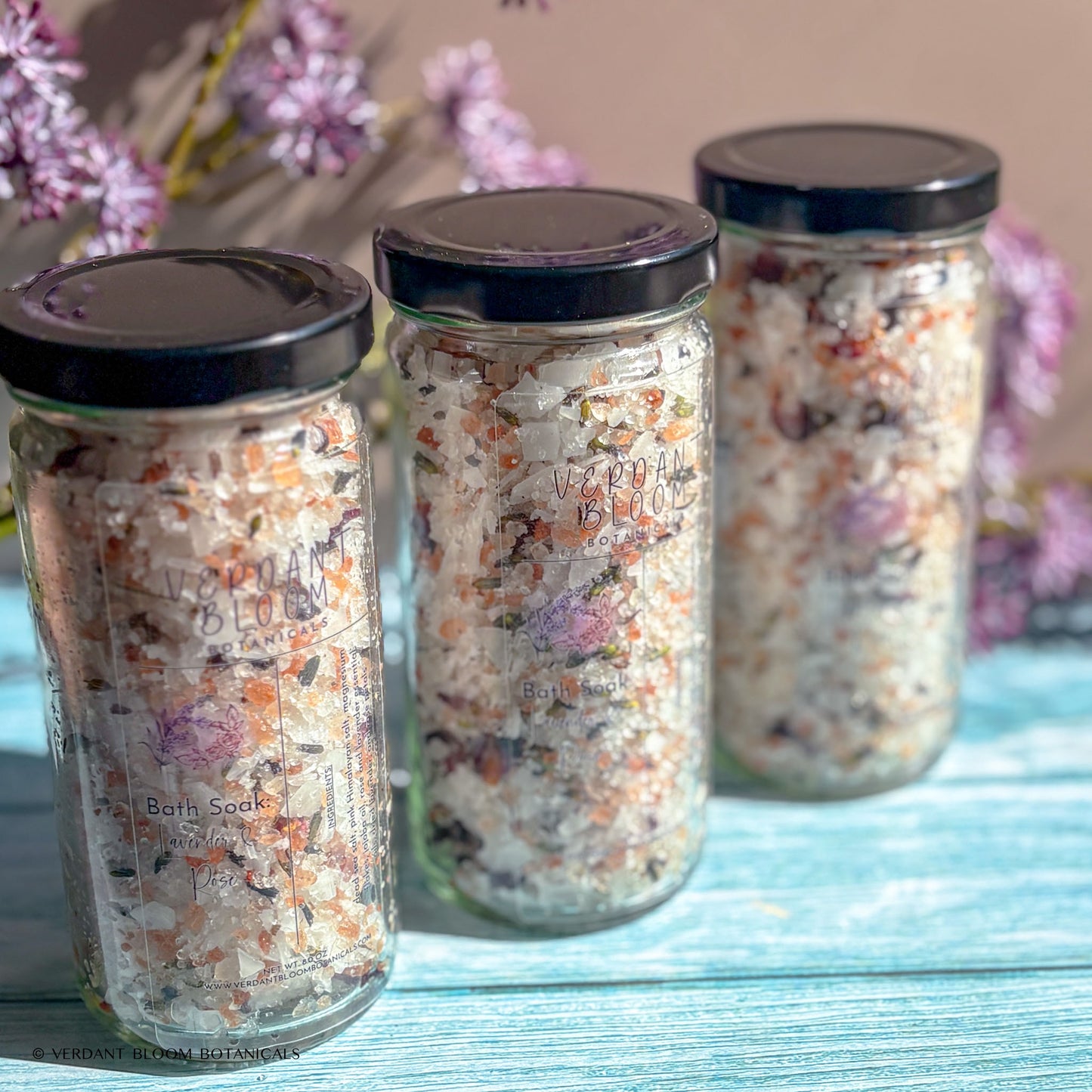 Lavender & Rose Natural Bath Soak