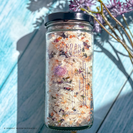 Lavender & Rose Natural Bath Soak