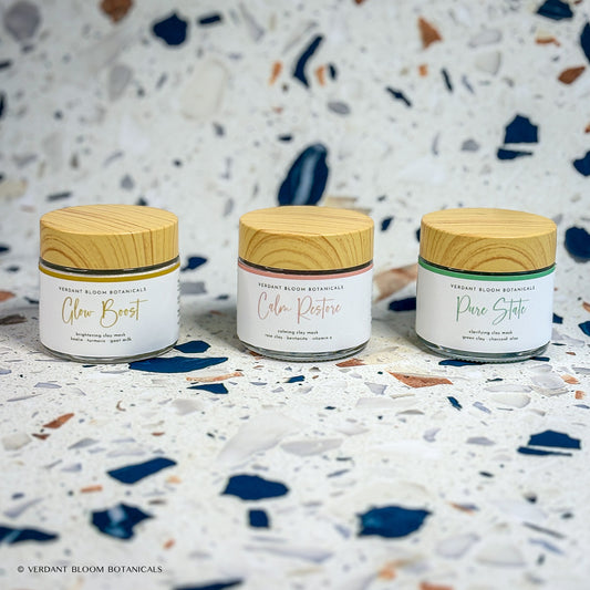 The Mask Rotation jars next to each other