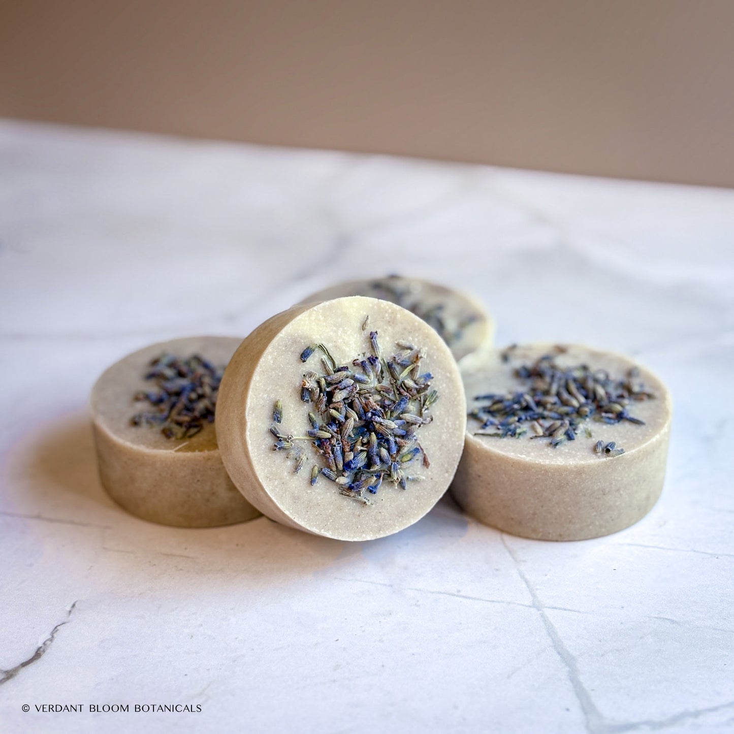 Portable lavender and chamomile soap bar