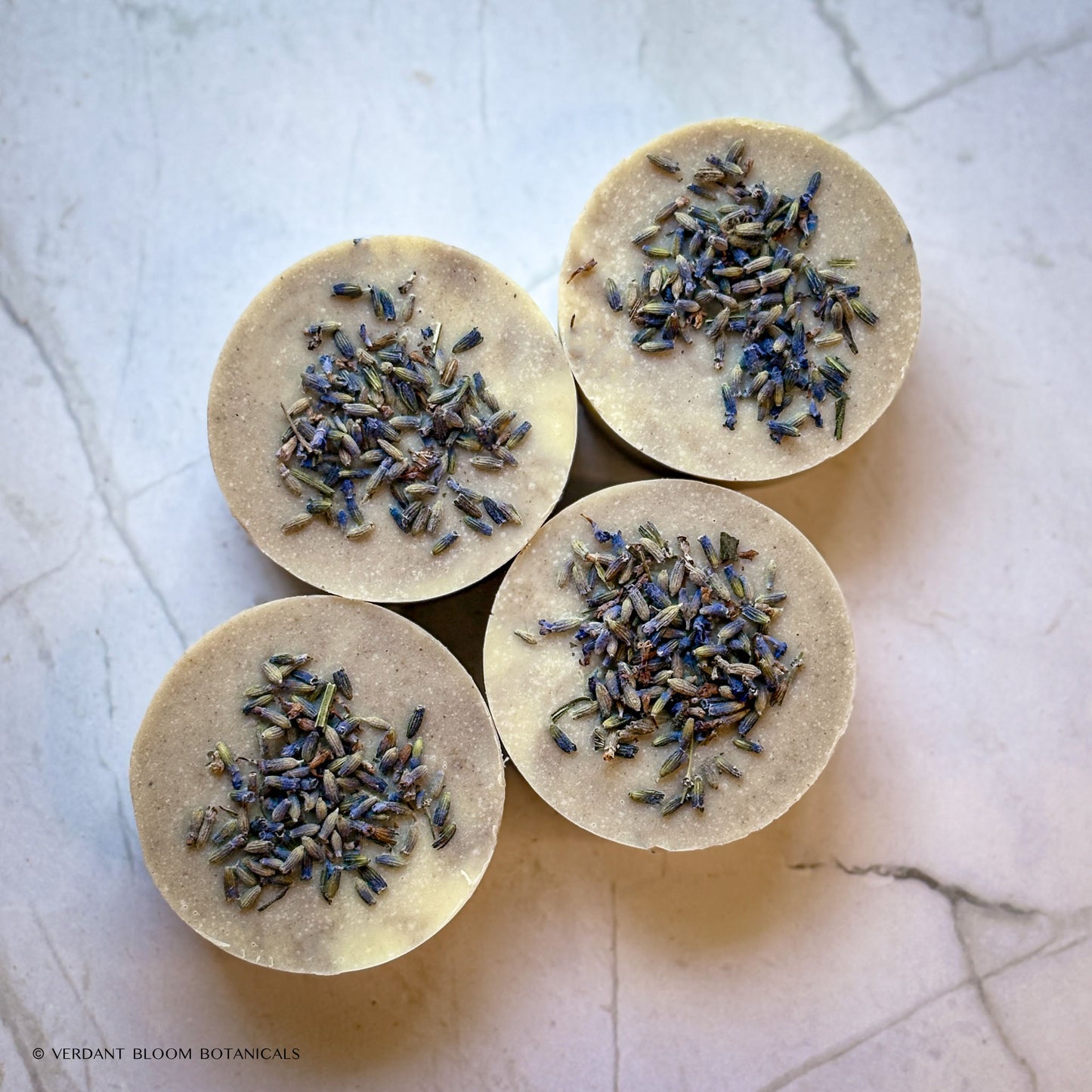Portable lavender and chamomile soap bar