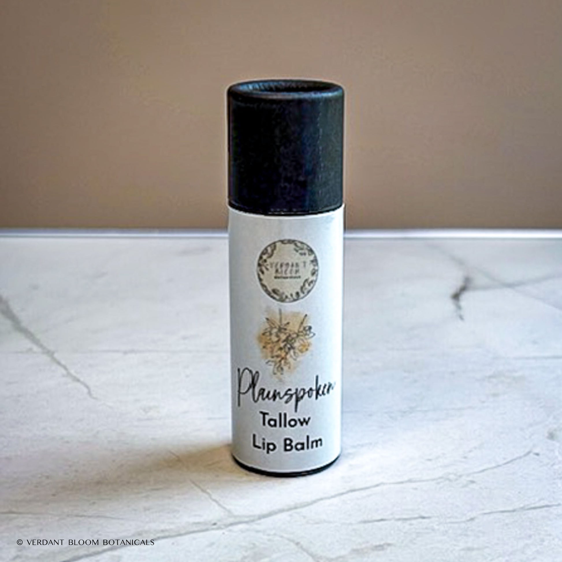 tube of Plainspoken lip balm 