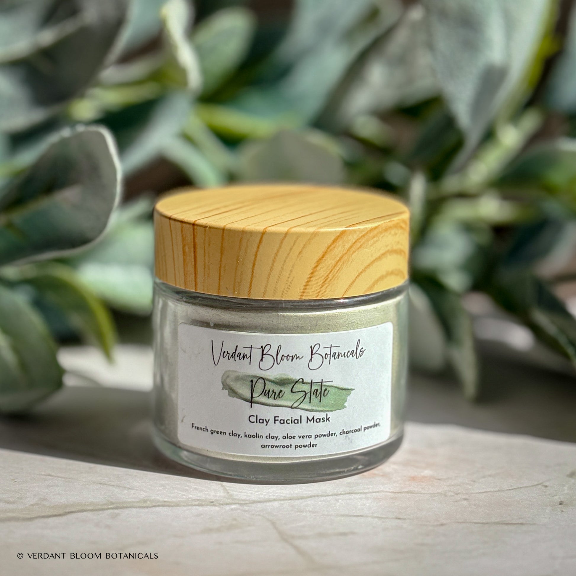 Clarifying Clay Face Mask with Charcoal and Aloe