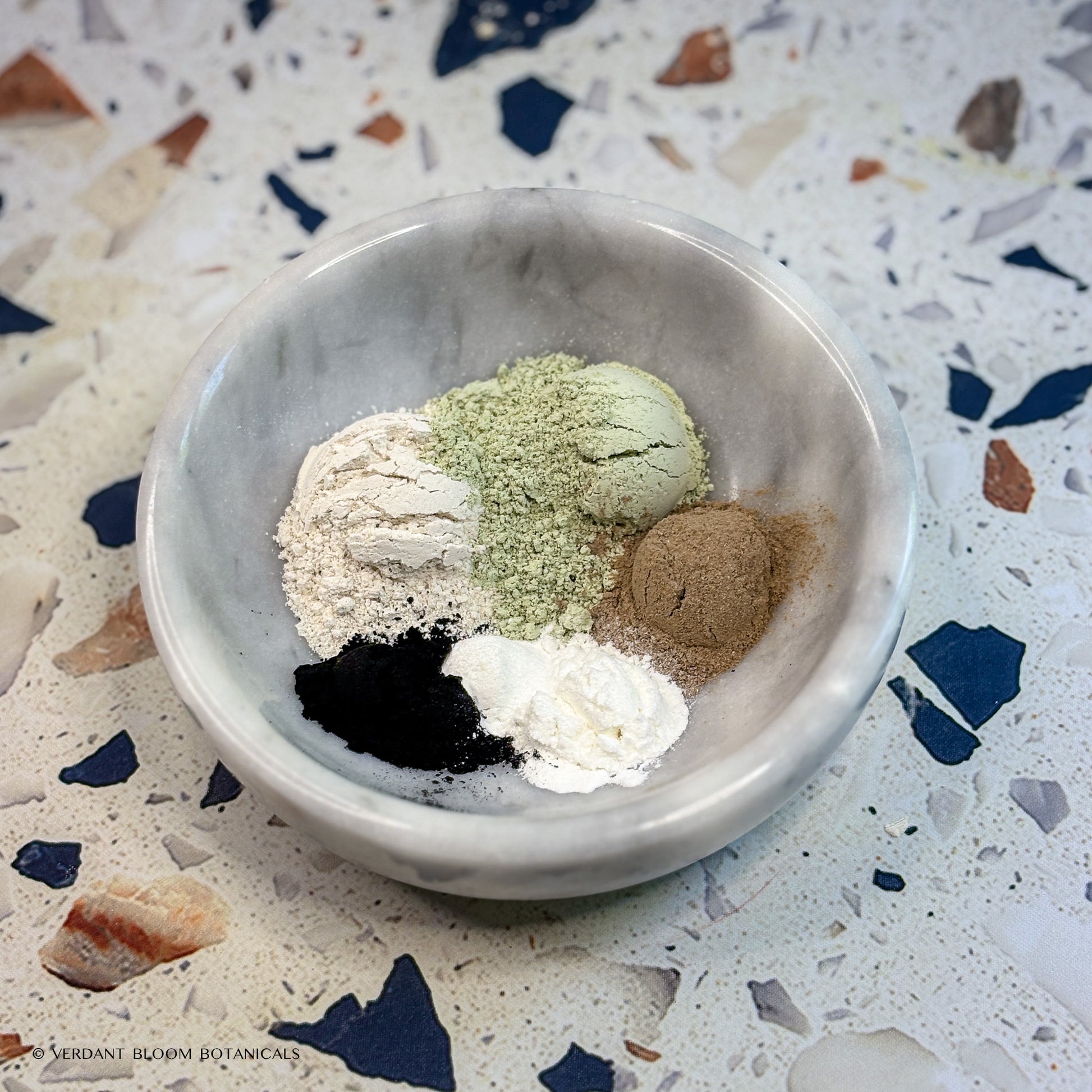 ingredients for Pure State face mask in bowl
