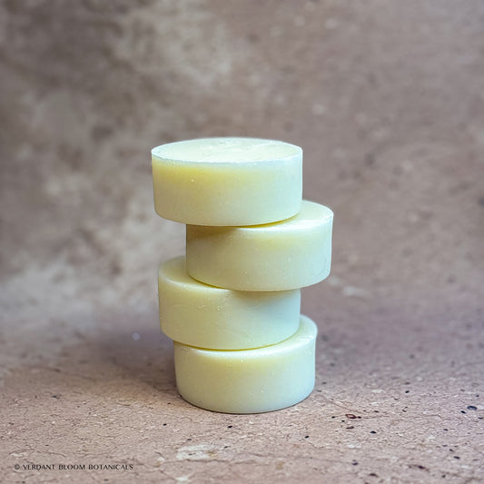 stack of Raw Remedy mini soaps