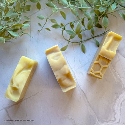 The Skin Soother Bundle featuring three unscented soap bars for sensitive skin