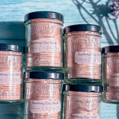 Soothing Vitamin E & Rose Clay Facial Mask