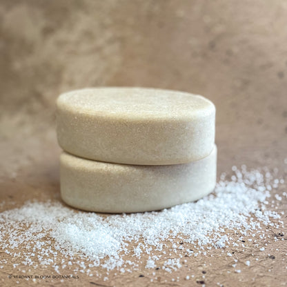 stack of Warm Stone salt bars with salt