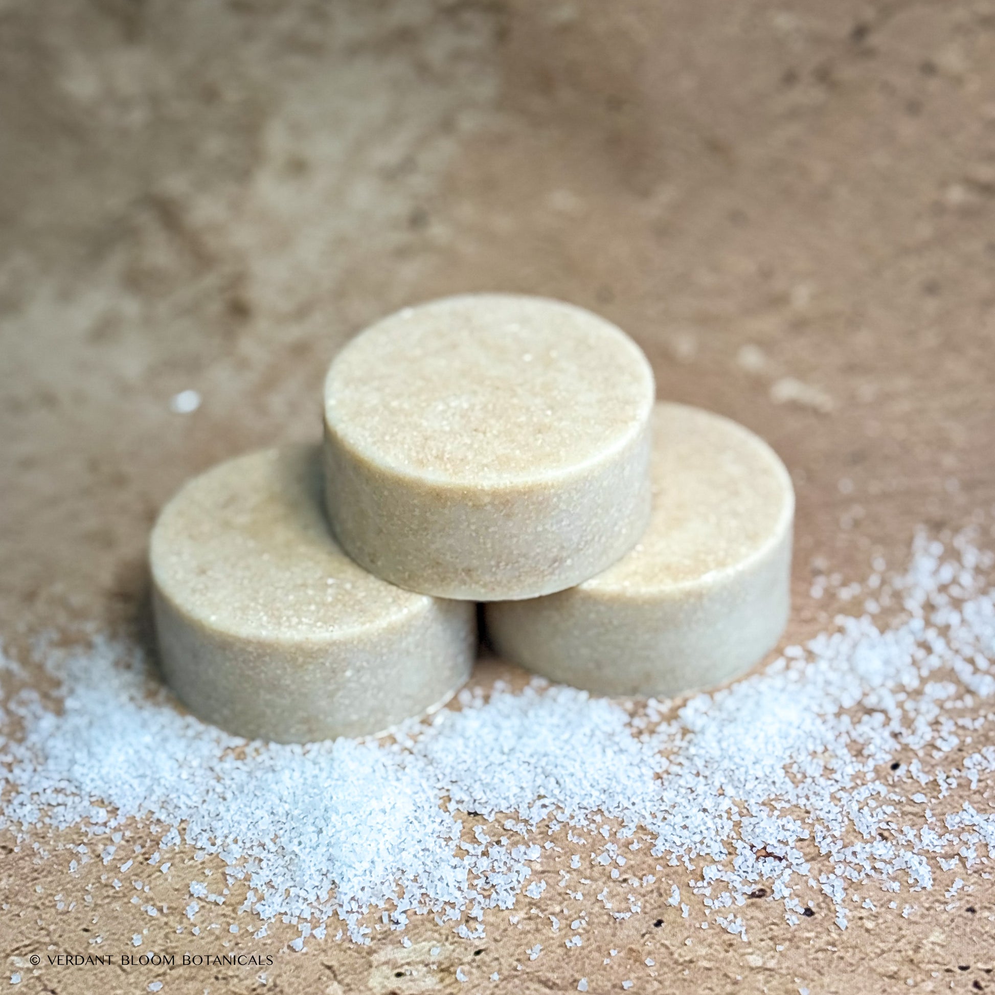 stack of Warm Stone mini salt bars with salt